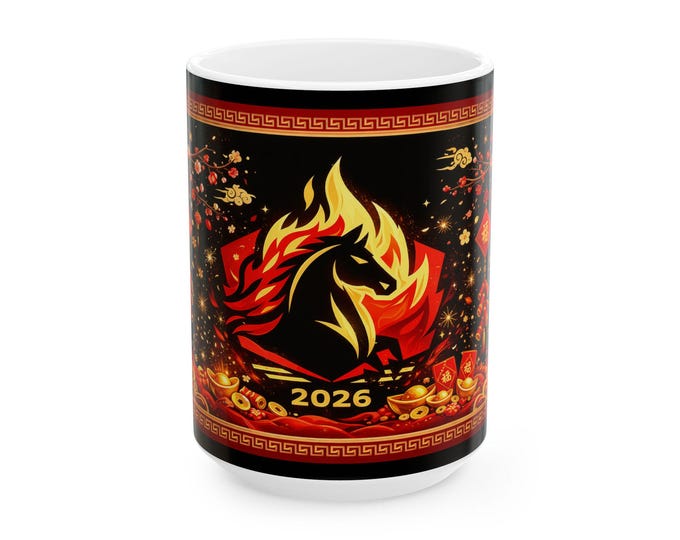 Horse 2026 Mug | Lunar New Year Gift