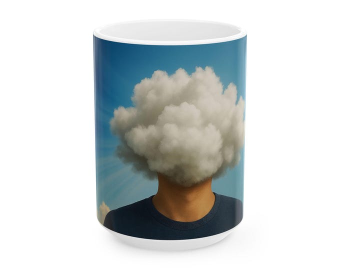 Head's in the Clouds Psychological Coffee Mug