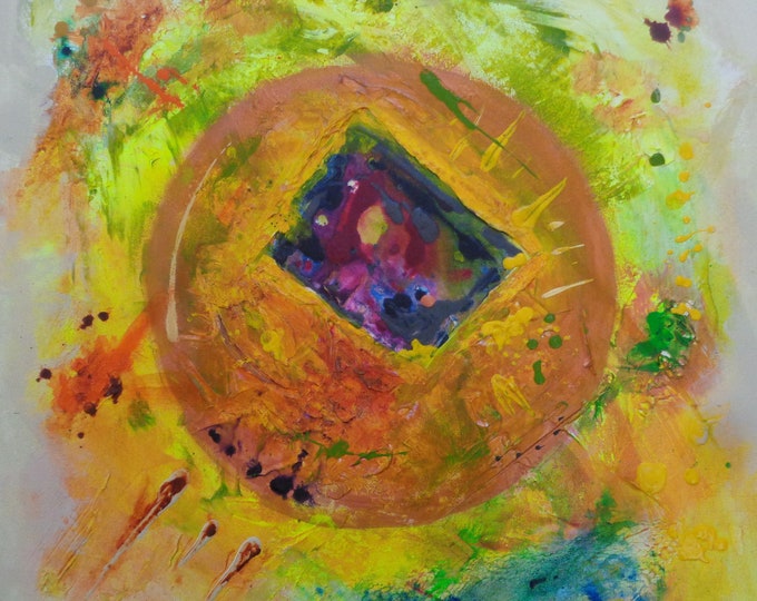 Abstract Acrylic Painting, Original Art