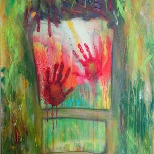 Acrylic Painting on Canvas, Original, Beautiful with Color