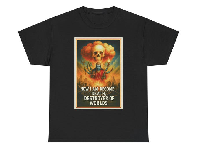 Death Skull Mushroom Cloud T-Shirt | Nuclear Apocalypse
