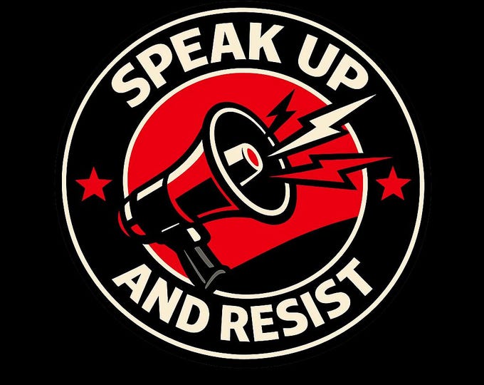 Speak RESIST T-Shirt | Activist Protest Tee for Tyranny