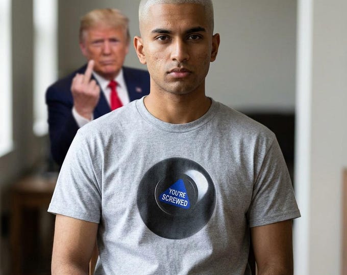 Magic 8 Ball 'You're Screwed' Tee | Funny Sarcastic Prediction Tee | Dark Humor Graphic Shirt