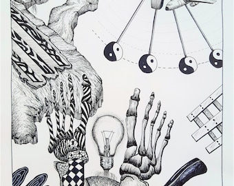 ORIGINAL ART DRAWING, seeing is believing!