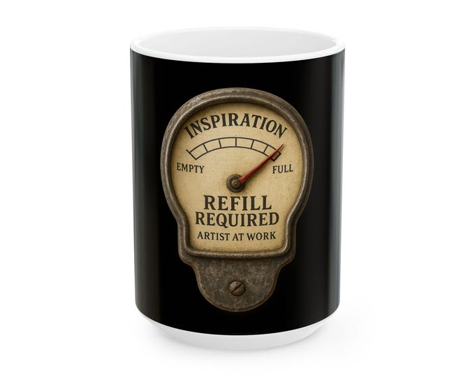 Artist Inspiration Gauge Refill Required Mug