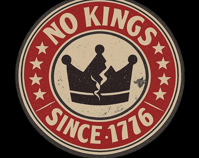 No Kings T Shirt | Anti-Monarchy Liberty Emblem | Patriotic Resistance Graphic Tee