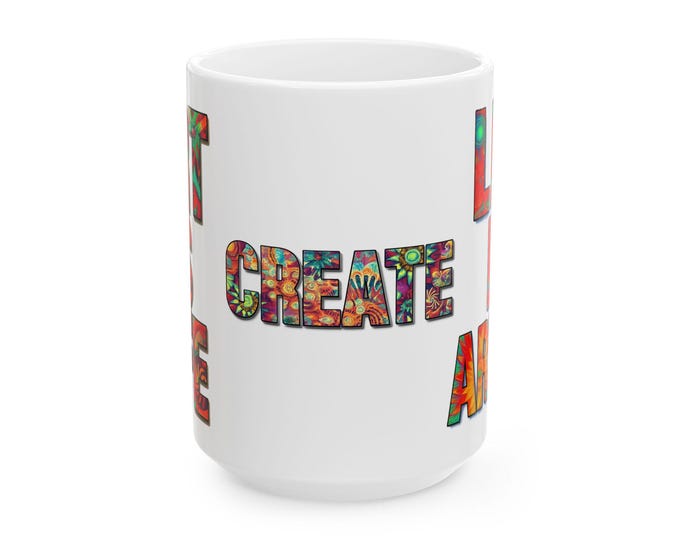 Artful Creators 'Create Art' Mug | Inspiration for artists designers, creators makers lovers humans