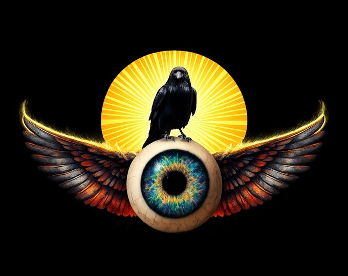 Winged Eyeball T-Shirt | Surreal Eye Graphic Tee
