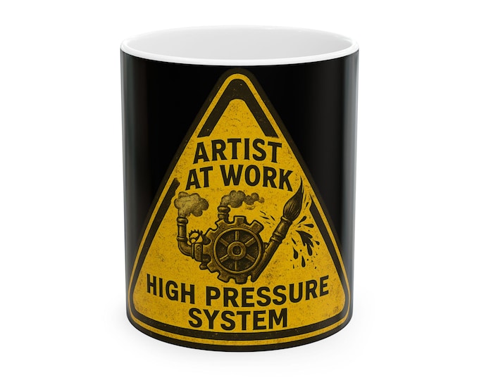 Artist At Work High Pressure System Mug | Ceramic Coffee Cup