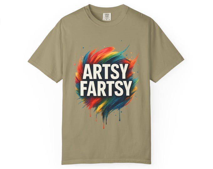 Artsy Fartsy T-shirt | Colorful Paint Splash Design