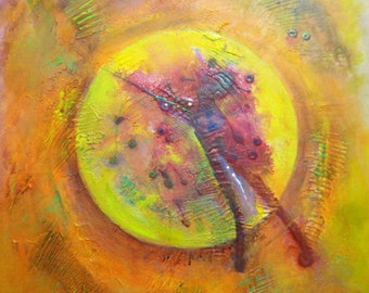 Musical Acrylic Painting , 20" x 20" Art