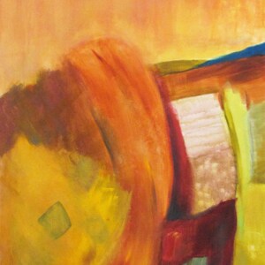 Abstract Painting On Canvas, Original Acrylic Artwork, Ready To Hang