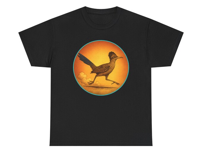 Roadrunner Illustration Tee | Retro New Mexico