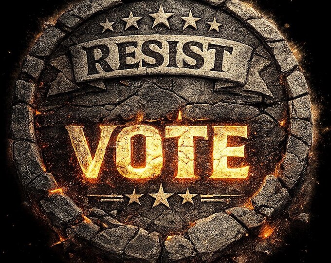 Resist & Vote T-Shirt | Political activism by voting tee