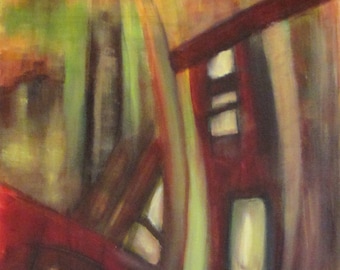 Abstracted Dreams Acrylic Painting On Canvas
