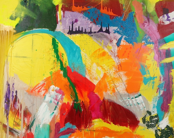 Original Acrylic Painting, Art From The Artist