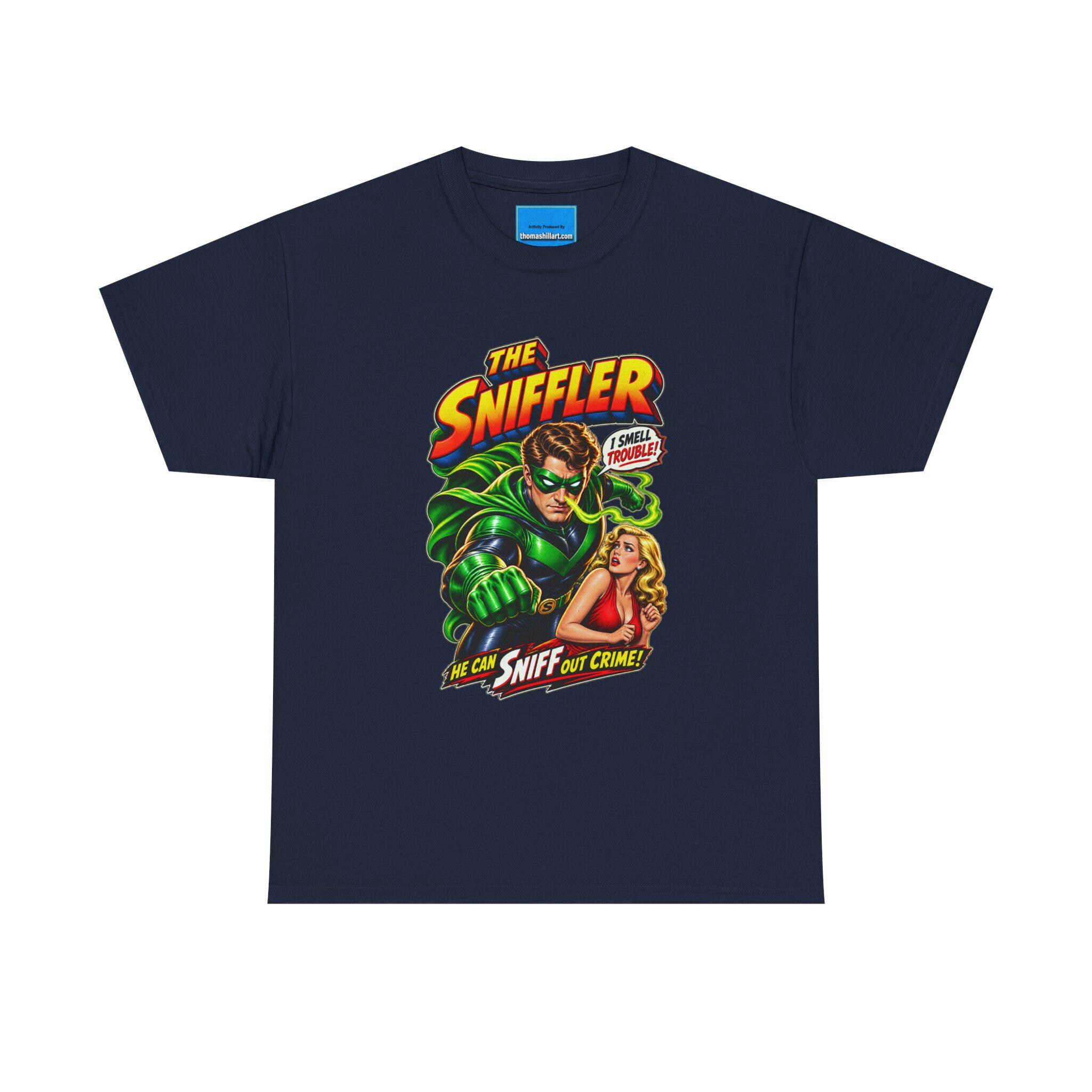 スニフラー レトロ スーパーヒーロー Tシャツ | 1950年代パルプ