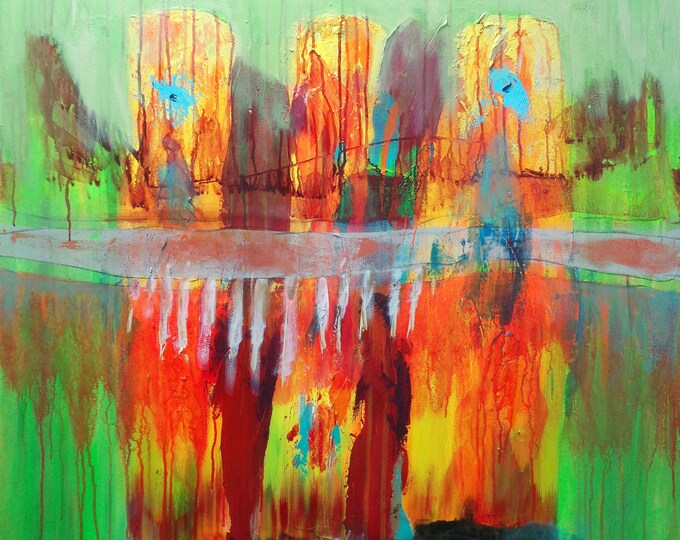 Original Acrylic Painting, Abstract and Stunning