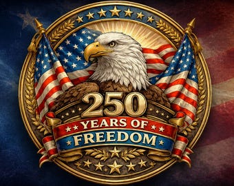 America 250 Years Freedom Mug / American Flag 1776 Anniversary