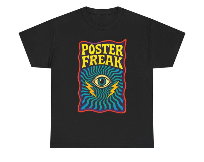 Poster Freak Psychedelic T-Shirt | 60s Collector Tee