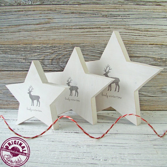 Beautiful Star Lovely Winter Time Etsy