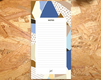 To Do List Notepad "Café", Lined Notepad, Daily Plan Note Pad, Eco Present, Desk Planner, To-do List