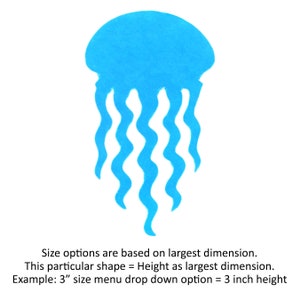 25 Pack - Paper Jellyfish Shapes, Paper Jellyfish Cut Outs, Paper Ocean ...