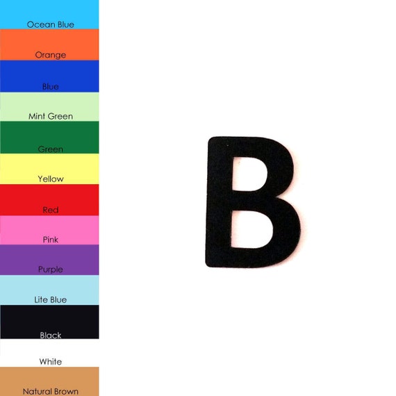 20 Pack Letter B Shape Letter B Cut Outs Paper B Cut Out Etsy