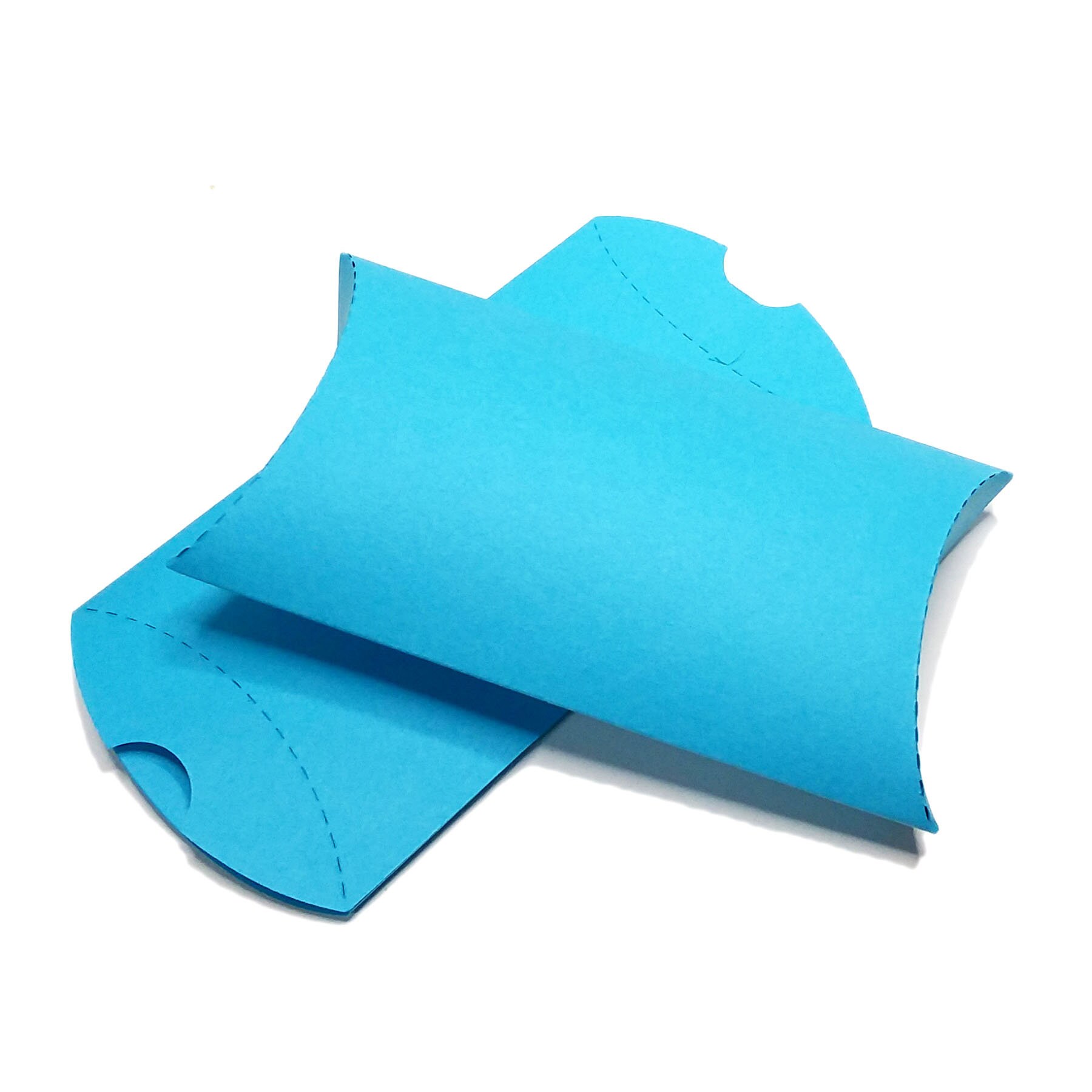 12 Pack Ocean Blue Pillow Boxes Ocean Blue Treat Pillow Etsy