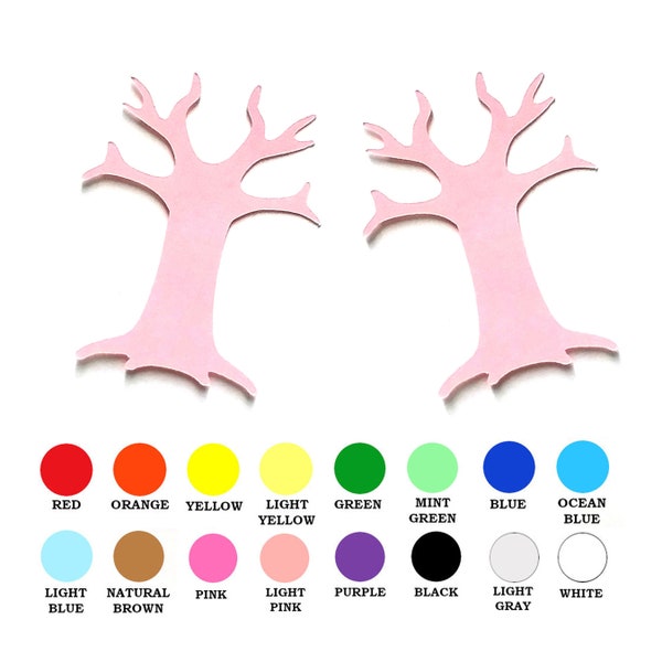 25 Pack - Paper Tree Shape, Tree Shapes, Paper Tree Cut Outs, Paper Tree Die Cuts