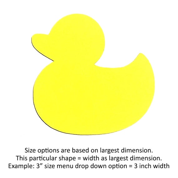 25 Pack Paper Duck Shape Duck Die Cut Paper Duck Cut Outs Paper Party  Supplies Paper Farm Animal Shapes 