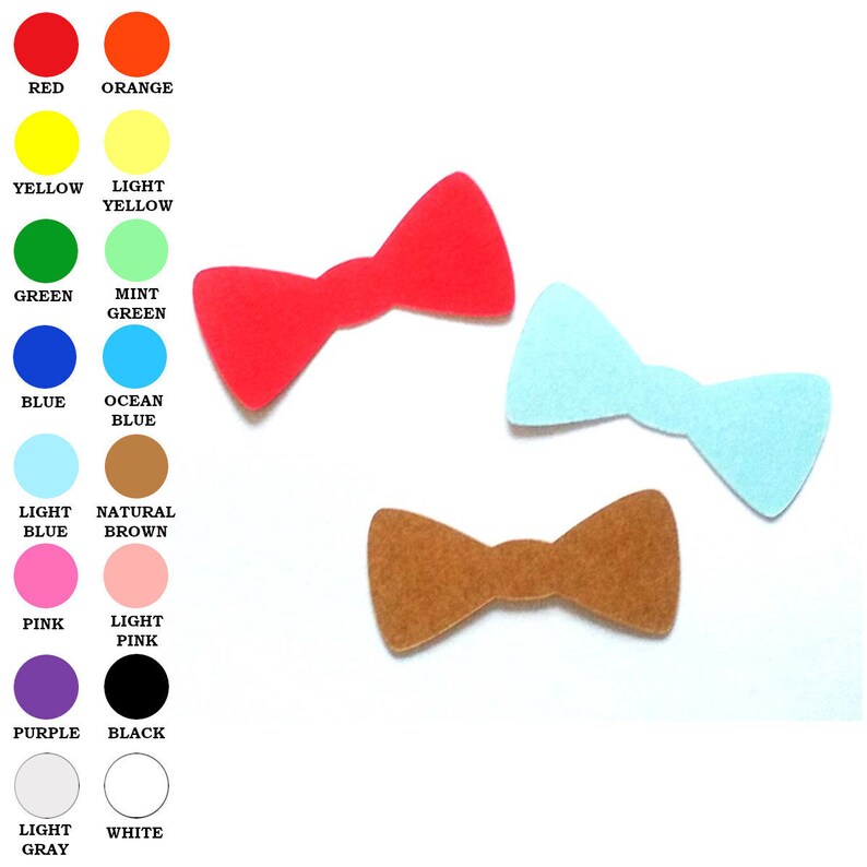 tissue paper bow tie