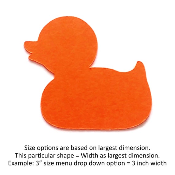 25 Pack Paper Duck Shapes Duck Die Cut Shapes Duck Cut 