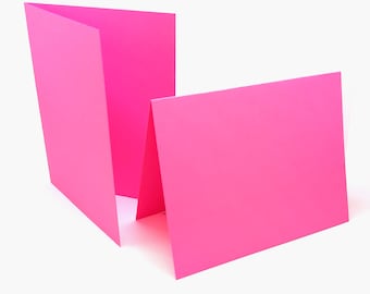 Pink Blank Folded Cards, Pink A2 folded Cards, Blank A2 Card, Pink Cards, DIY Cardmaking