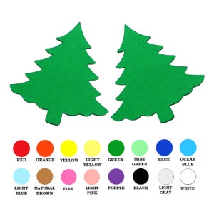 Paquet de 25 - Sapin de Noël en papier, forme de papier d'arbre de Noël, forme d'arbre découpée, travaux manuels de vacances, formes découpées de vacances