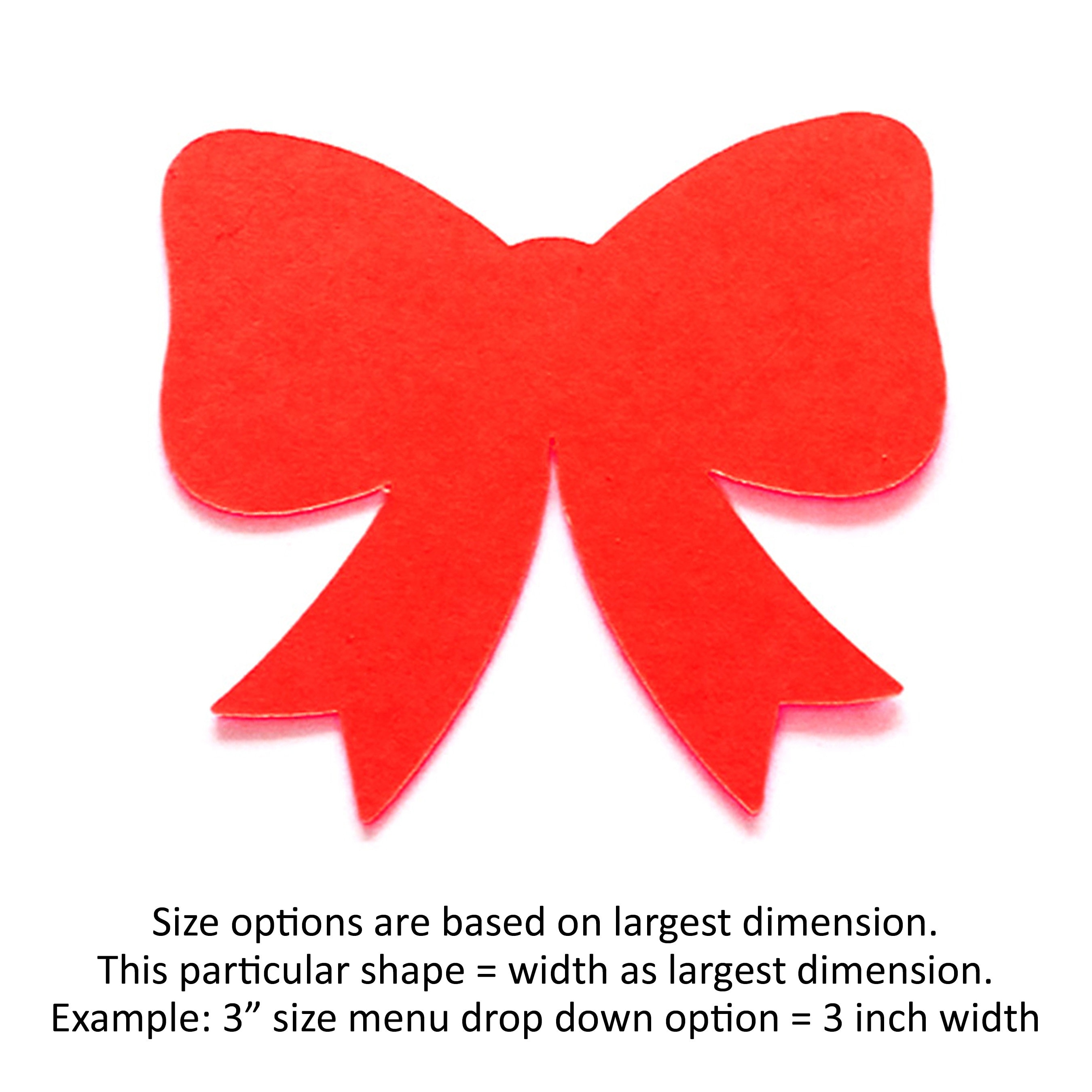 25 Pack Paper Bow Shapes Paper Bow Cut Outs DIY Baby Etsy Canada