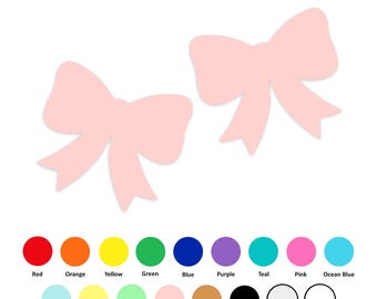 25 pack - Paper Bow Shapes, Paper Bow Cut Outs, DIY Baby Shower, Baby Shower Paper Shapes, DIY Cardmaking Supplies, Paper Craft Supplies