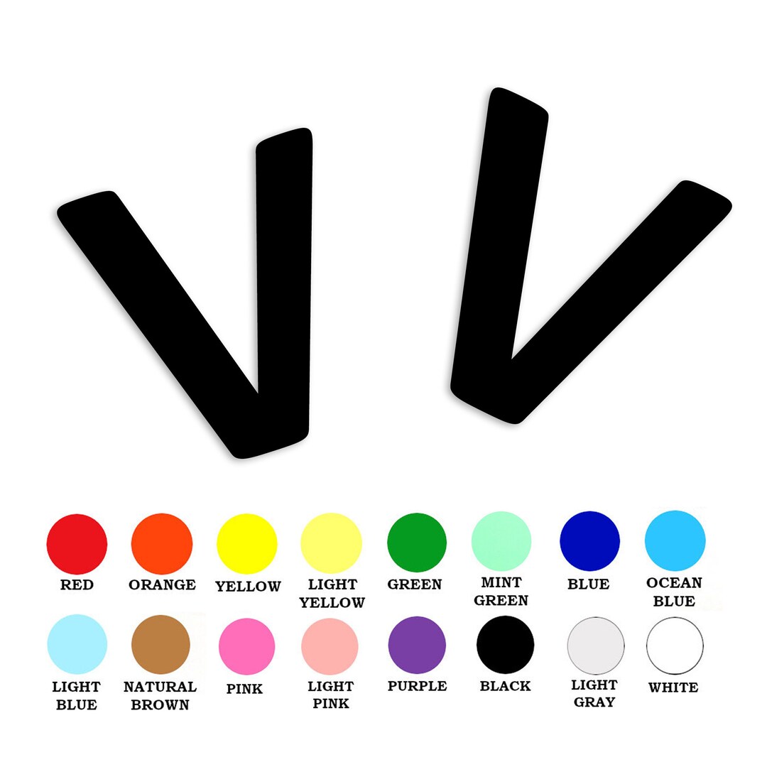 V Shape Paper 25 Pack - Paper V Shape, Paper V Letter Shape, Paper Letter Shapes, DIY ...