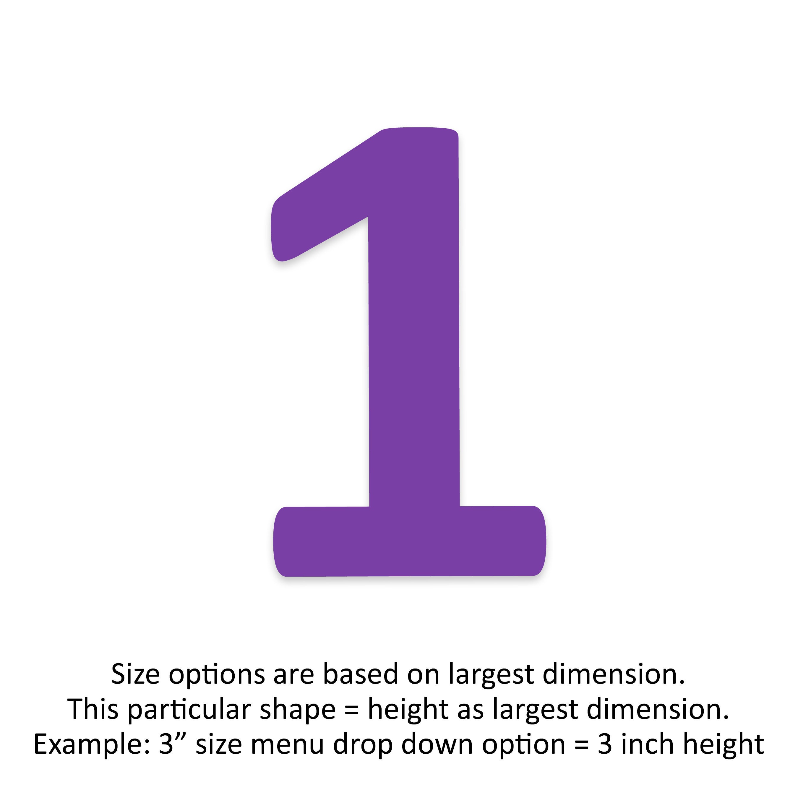 25 Pack - Paper Number 1 Shape, Paper One Die Cut, Number One