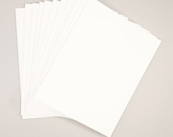 White Blank Folded Cards, White A2 folded Cards, Blank A2 Card, White Cards, DIY Cardmaking