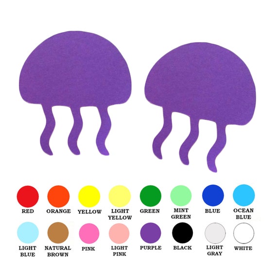 25 Pack Paper Jelly Fish Shape, Paper Jellyfish Cut Outs, Paper Ocean  Animals, DIY Card Making Supplies, Under the Sea Party Supplies -   Canada