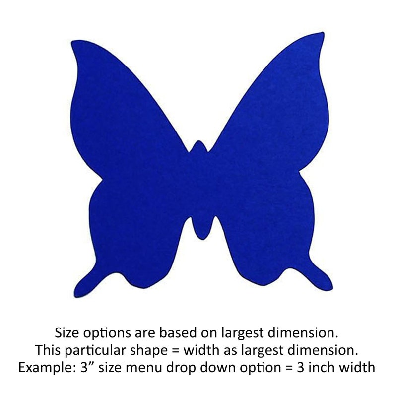 25 Pack Paper Butterfly Shapes Butterfly Die Cut Shapes Etsy