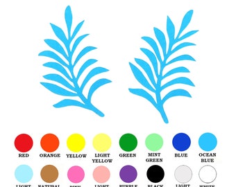 25 Pack - Paper Fern Shape, Fern Shapes, Paper Fern Cut Outs, Paper Fern Die Cuts, DIY Card Making