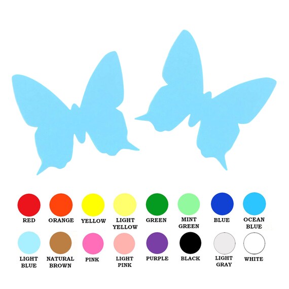 25 Pack Paper Butterfly Shape Butterfly Die Cut Butterfly Etsy