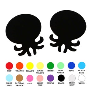 25 Pack - Paper Octopus Shape, Paper Sea Animal Shapes, Paper Ocean Animal Shapes, DIY Card Making Supplies, Under The Sea Party Supplies