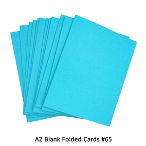Cartes pliées vierges bleu océan, Cartes pliées A2 bleu océan, Cartes A2 vierges, Cartes bleues, Fabrication de cartes bricolage