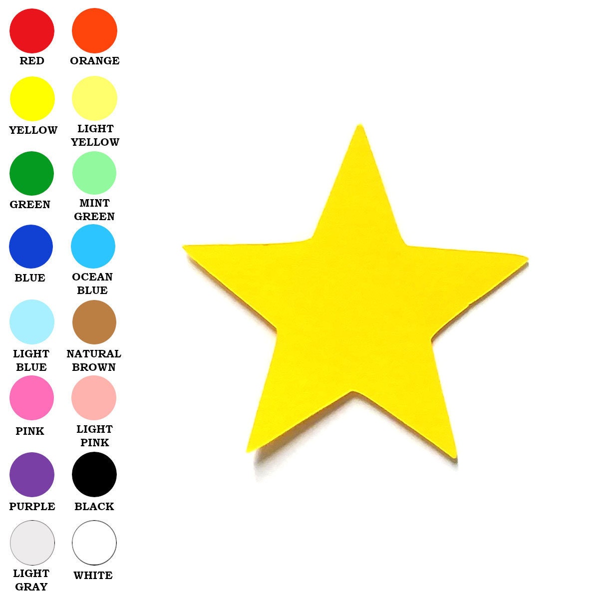 25 Pack Paper Star Shape Star Die Cut Star Shape Cut Out Etsy