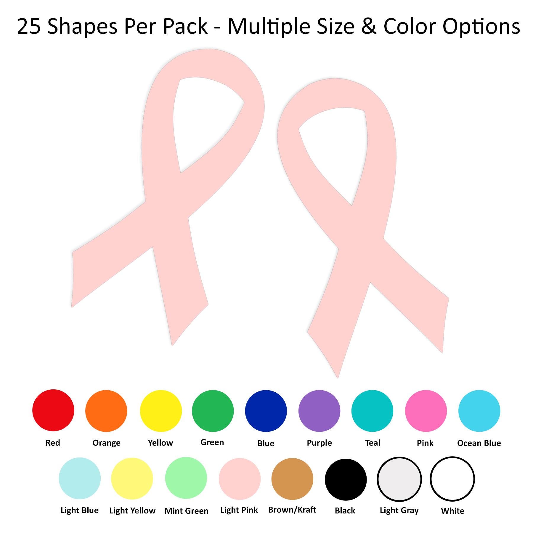 Paper Ribbon Types 25 Pack - Paper Ribbon Shapes, Ribbon Shape Die Cut, Ribbon Paper Cut ...
