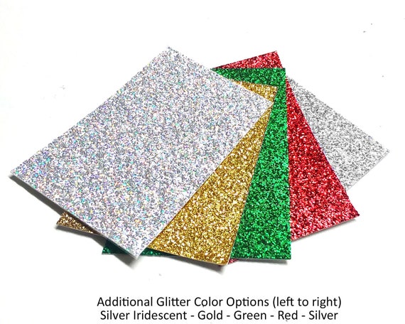 12 Pack Red Glitter Angel Shapes, Holiday Glitter Cardstock Shapes