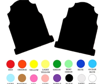 25 pack - Paper Tombstone Shapes, Tombstone Paper Shape, Halloween Paper Shapes, DIY Halloween Crafts